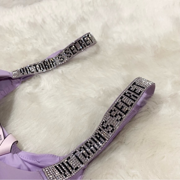 Victoria’s Secret T-shirt Push up full coverage with silver rhinestone straps - Picture 4 of 7